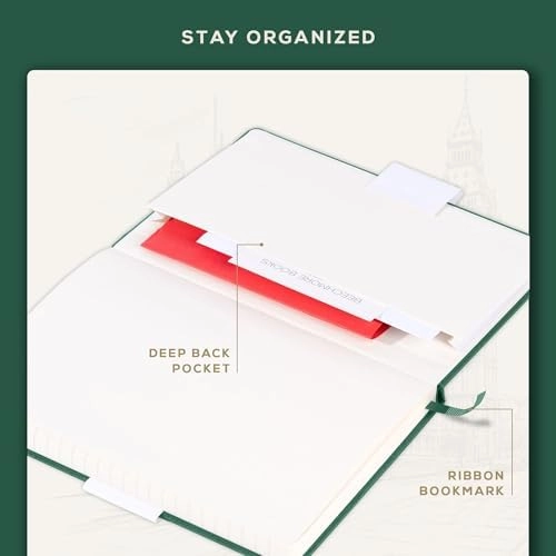 Lined Notebook A5 Hardcover - Lined 80 Sheets