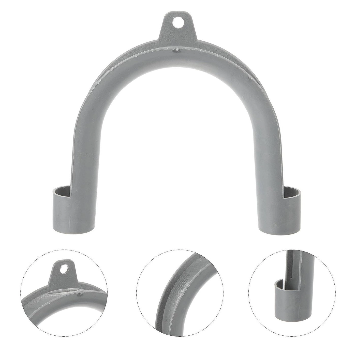 Washing Machine Drain Hook - Adjustable U Shape Gray