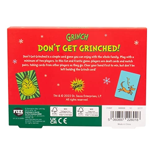 Grinch: Don't Get Grinched - 73 Cards English 7 - 10 years