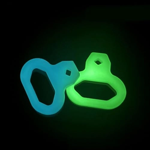 Glowing Hook Diving Clip - Fluorescent Blue One Size