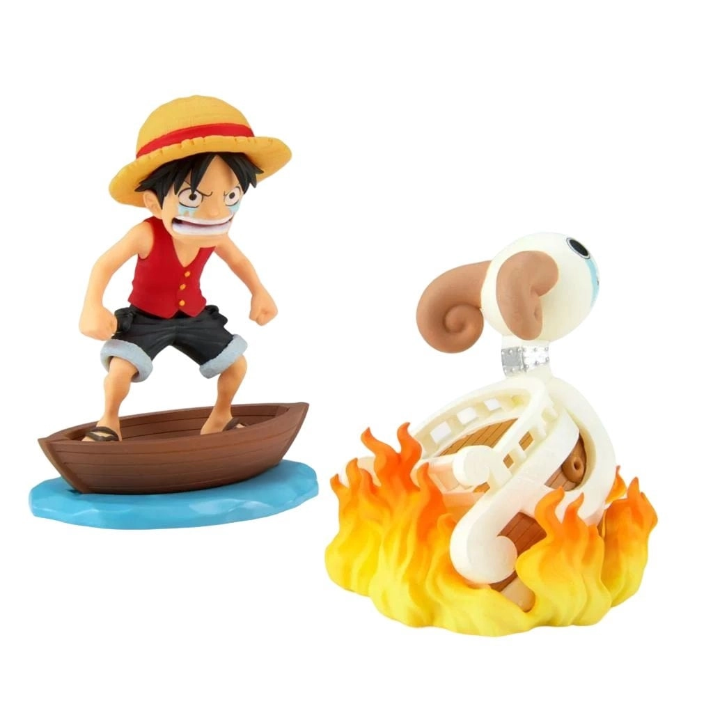 COLOR LAND CHILDRENS TOYS CENTER LLC Monkey D. Luffy & Going Merry - One Piece (8 cm) (4983164289282)
