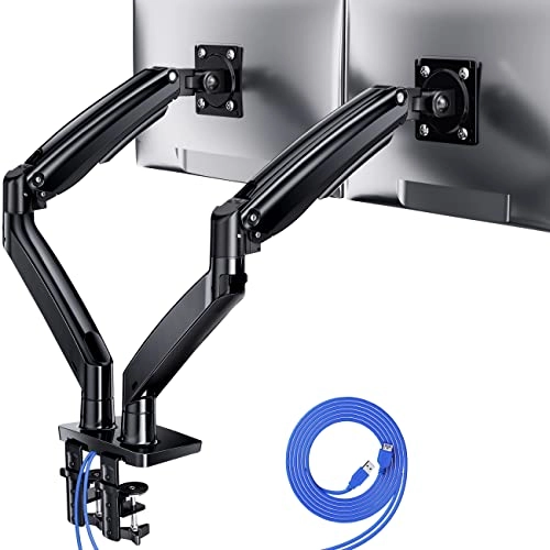 ErGear Dual Monitor Desk Mount - Dual 40 inches 75x75mm or 100x100mm