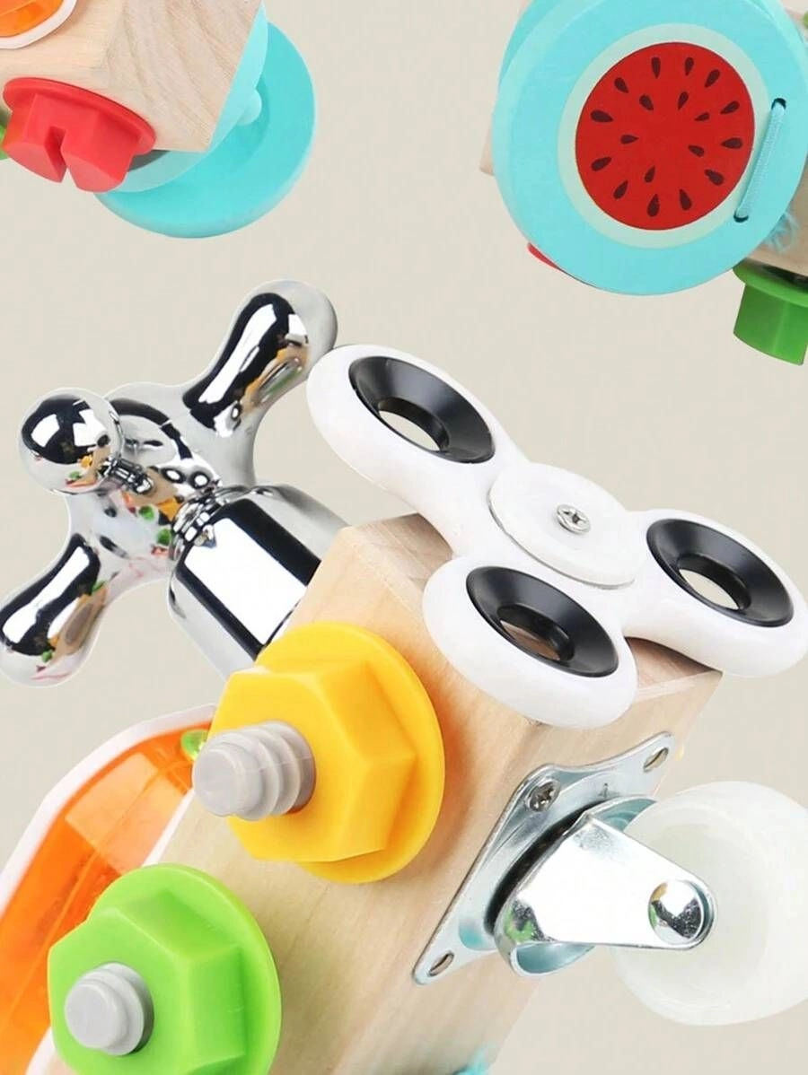 7-In-1 Wooden Sensory Tool Kit - 3+