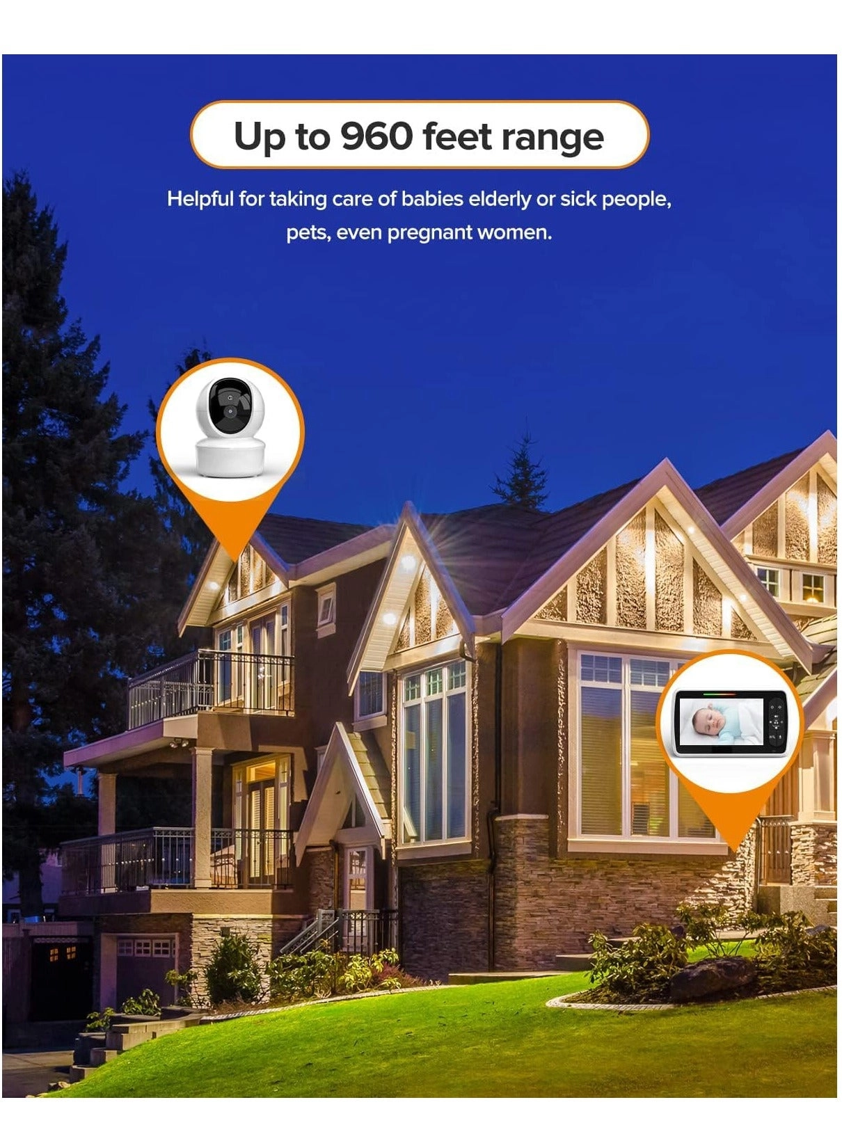 Baby Monitor - 5 inch