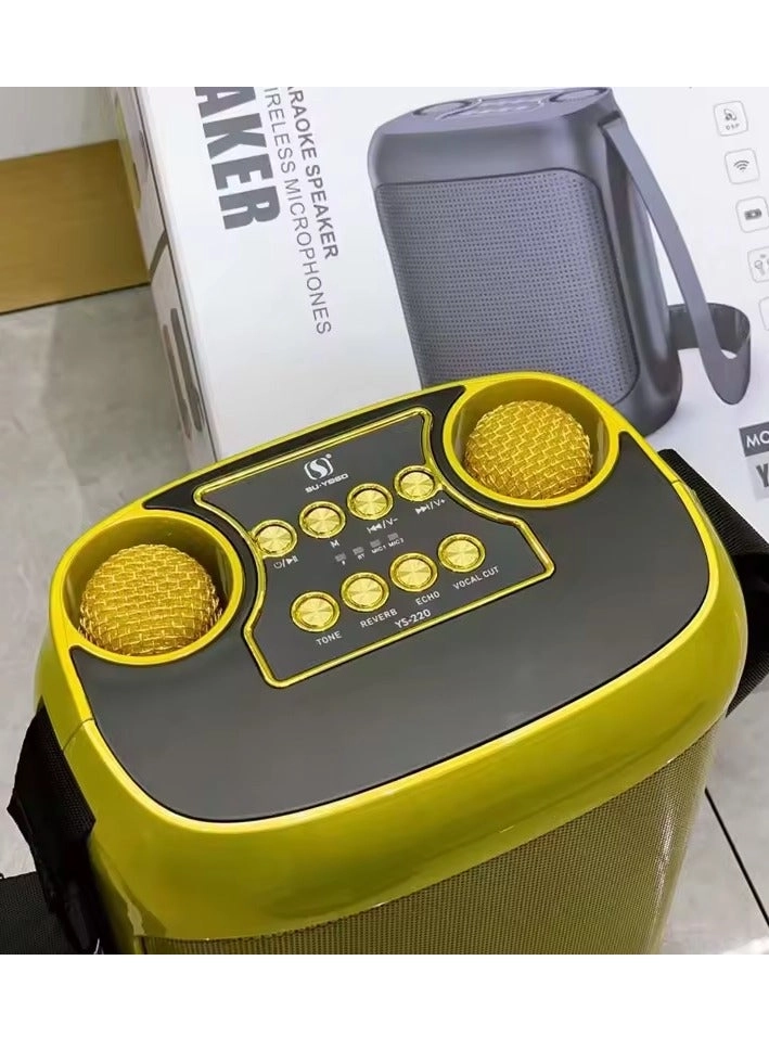 219 Bluetooth Karaoke Speaker System - 2