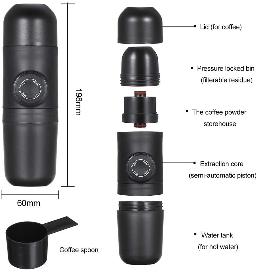 Mini Coffee Machine - 140ml