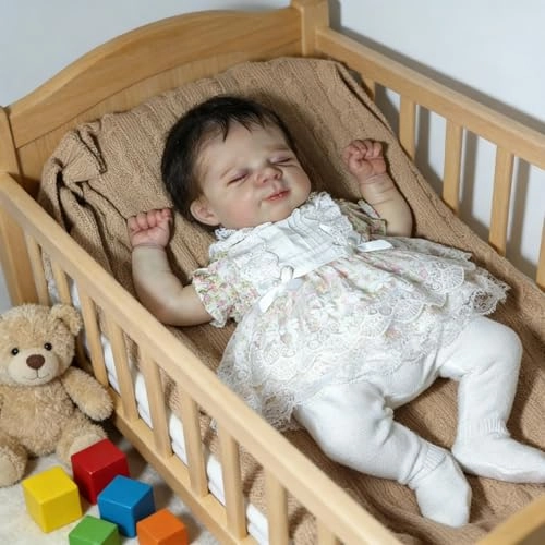 Pascale Reborn Baby Doll - 18 inch Vinyl sleeping Ages 3+