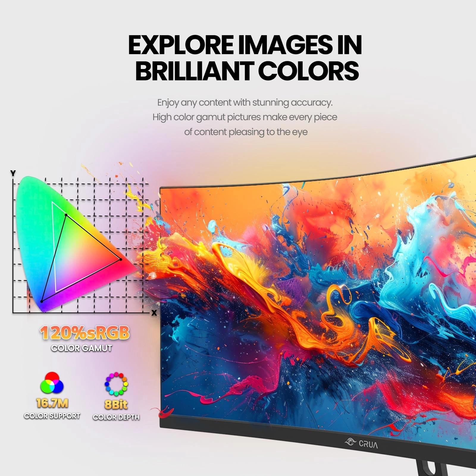 Ultrawide Curved Monitor - CR300ZA 29.5 Inches 2560x1080