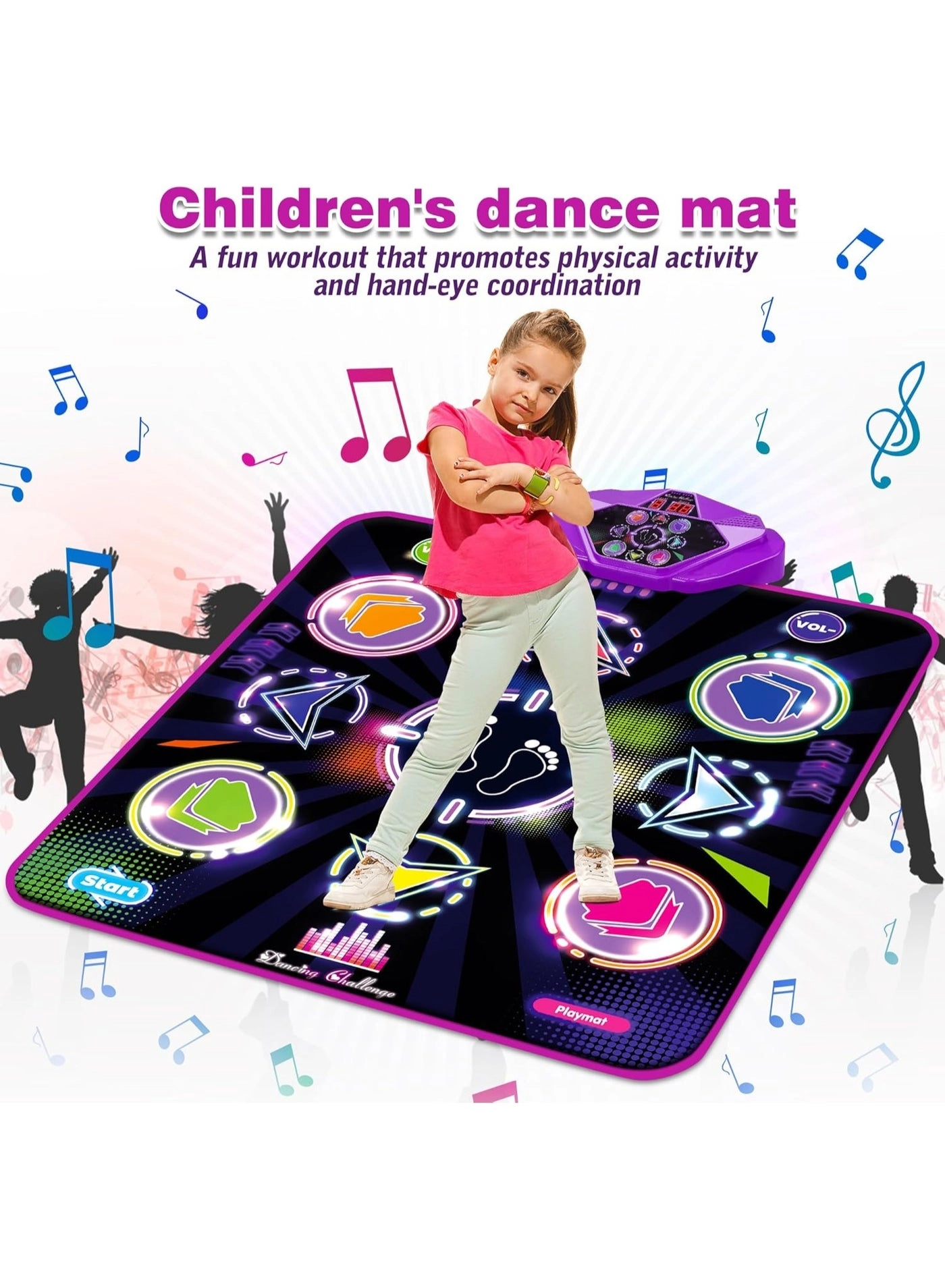 Meetion Dance Mat Musical Toy - 3 years+