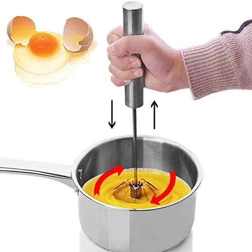 Egg Blender - Stainless Steel Handheld
