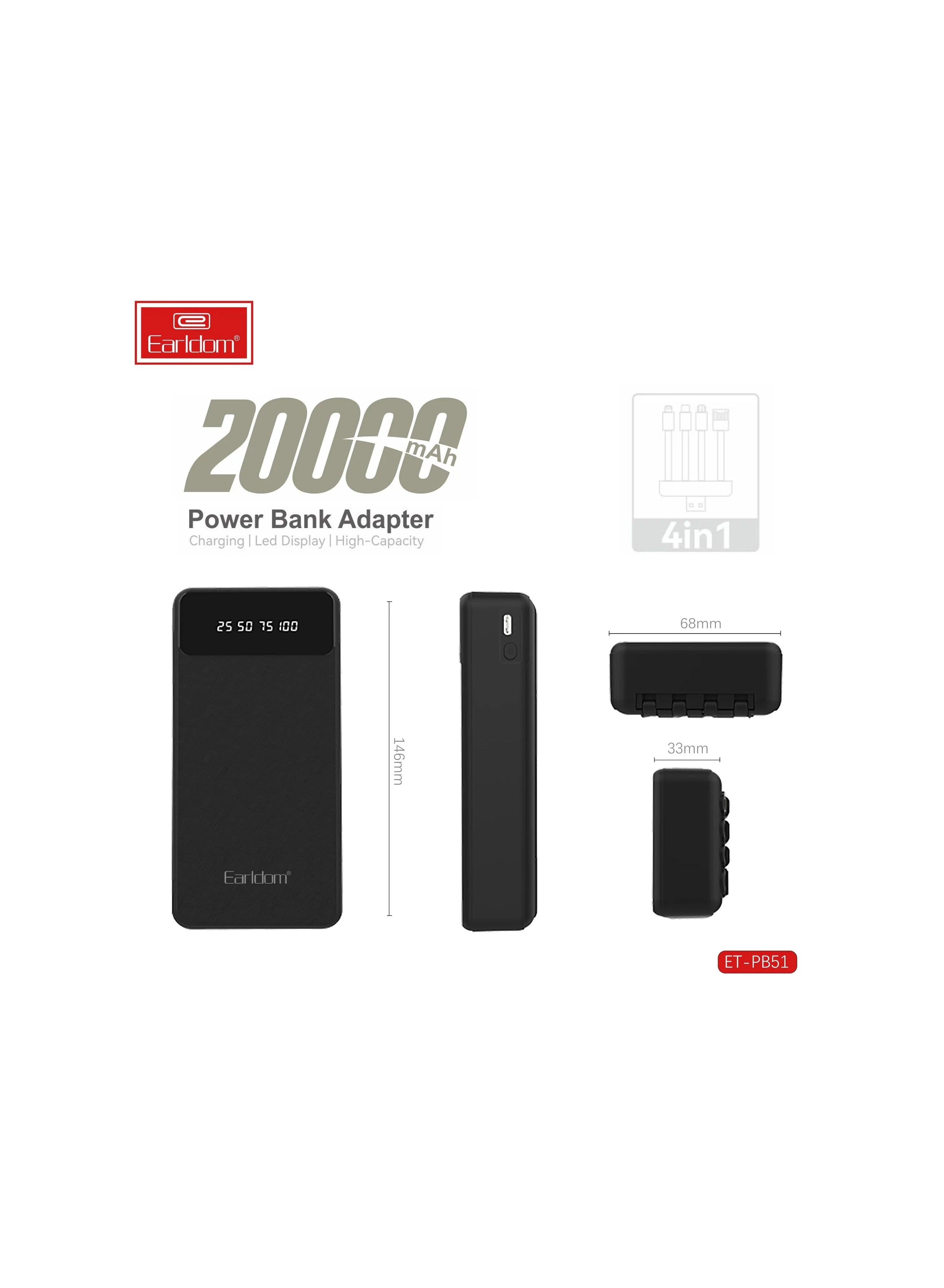 ET-PB51 - 20000 mAh 5 W