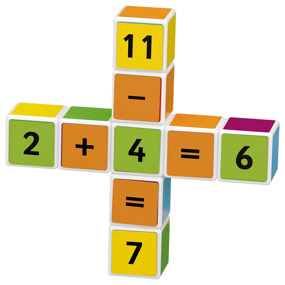 Magicube Math Building And Clips - 55 pcs