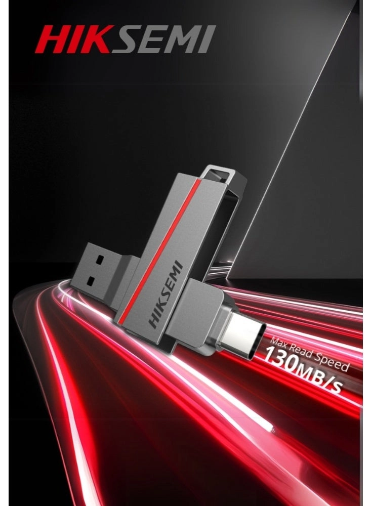 DUAL SLIM - USB 3.2 Type-C Type-A 128GB