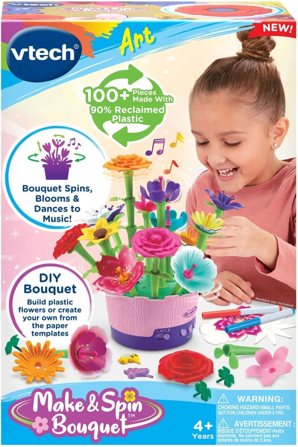COLOR LAND CHILDRENS TOYS CENTER LLC Make & Spin Bouquet