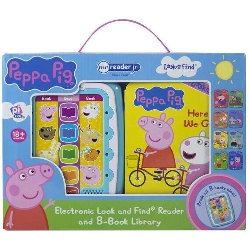 Phoenix International Publications, Incorporated Me Reader Jr - Electronic + Look and Find Sound Book Library - 8 board books