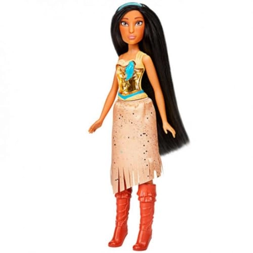 Pocahontas Fashion Doll - Long black hair Skirt and accessories Ages 3+