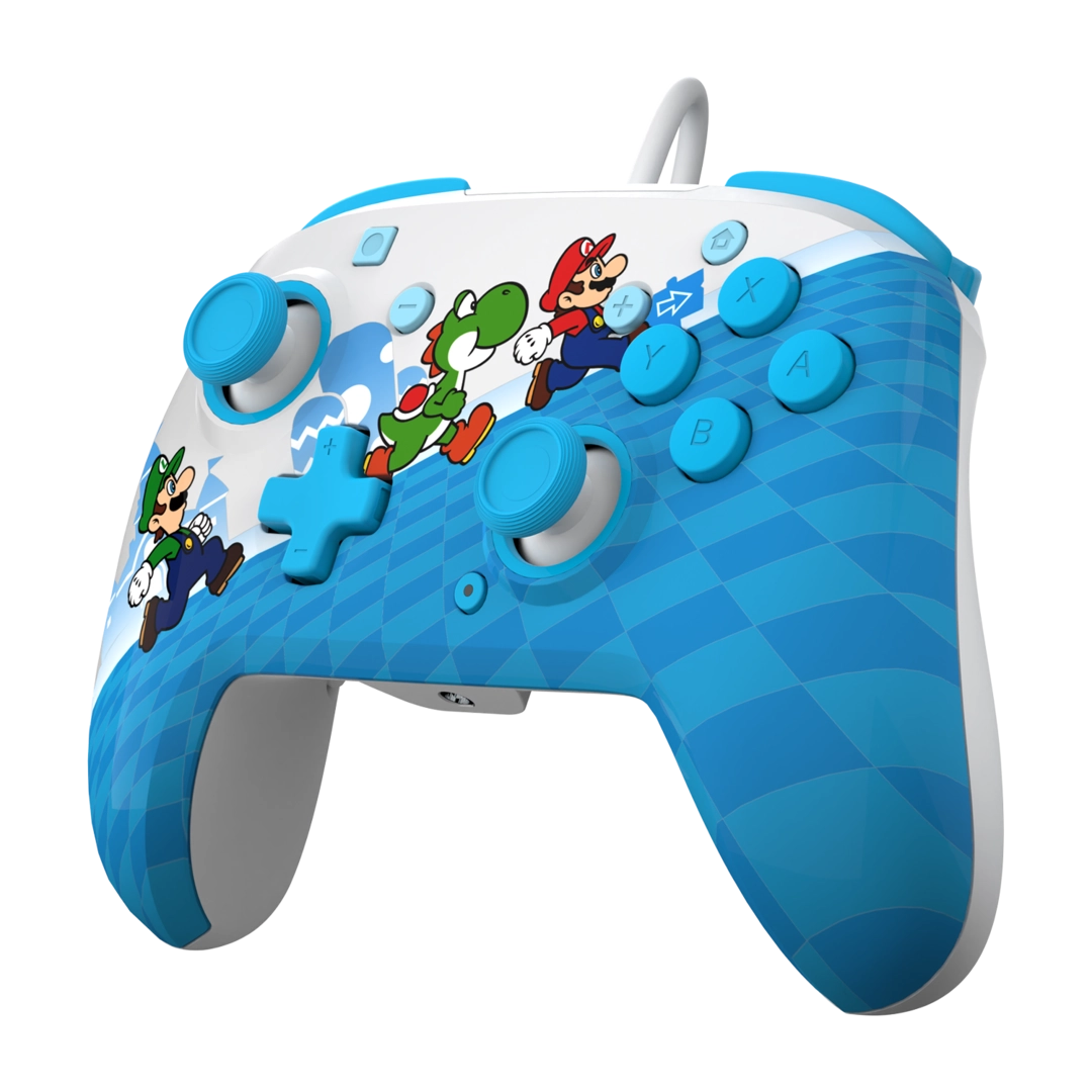 Faceoff Deluxe Audio Wired Controller - Mario