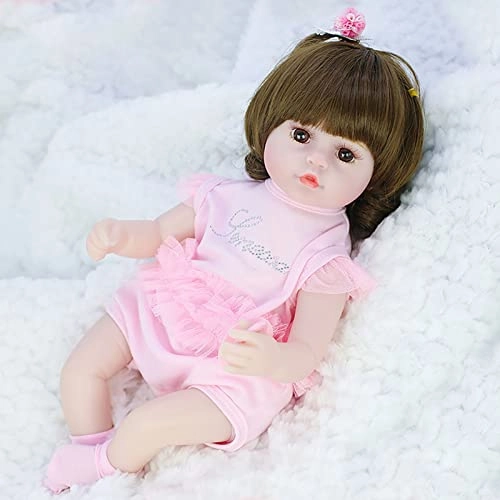 Reborn Baby Doll - 16.5 Inch Vinyl Toddler Girl