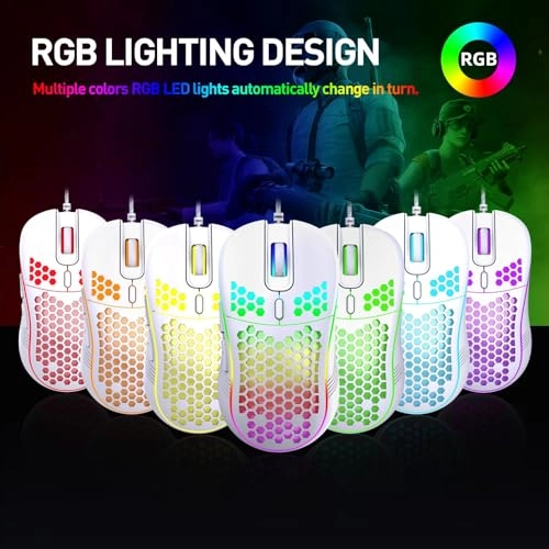 RGB Mechanical Game Mouse - USB