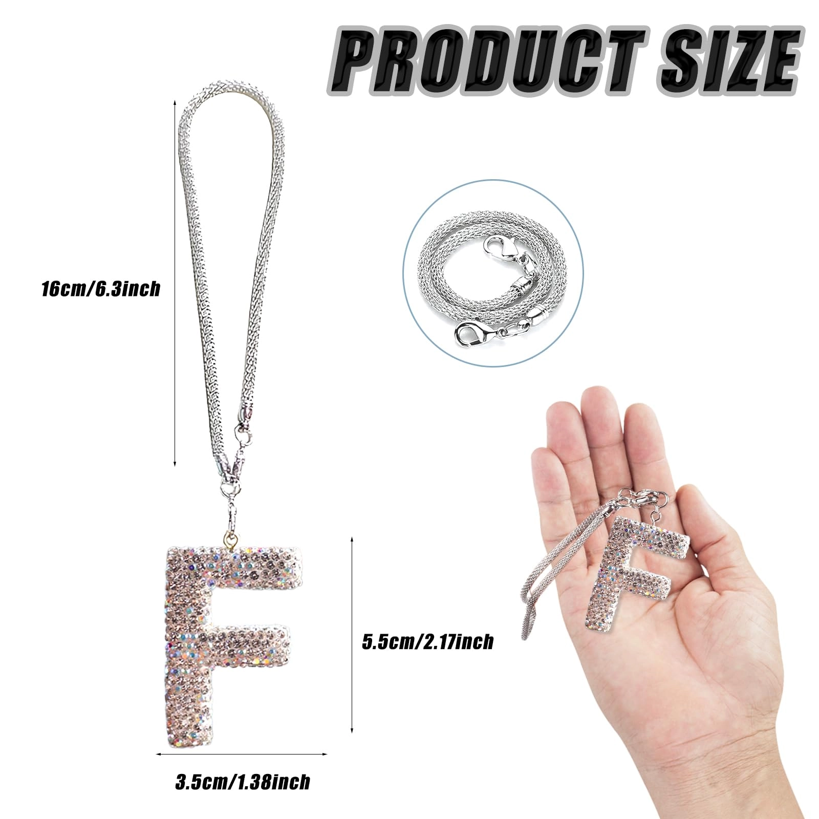 Bling Car Letter Charm