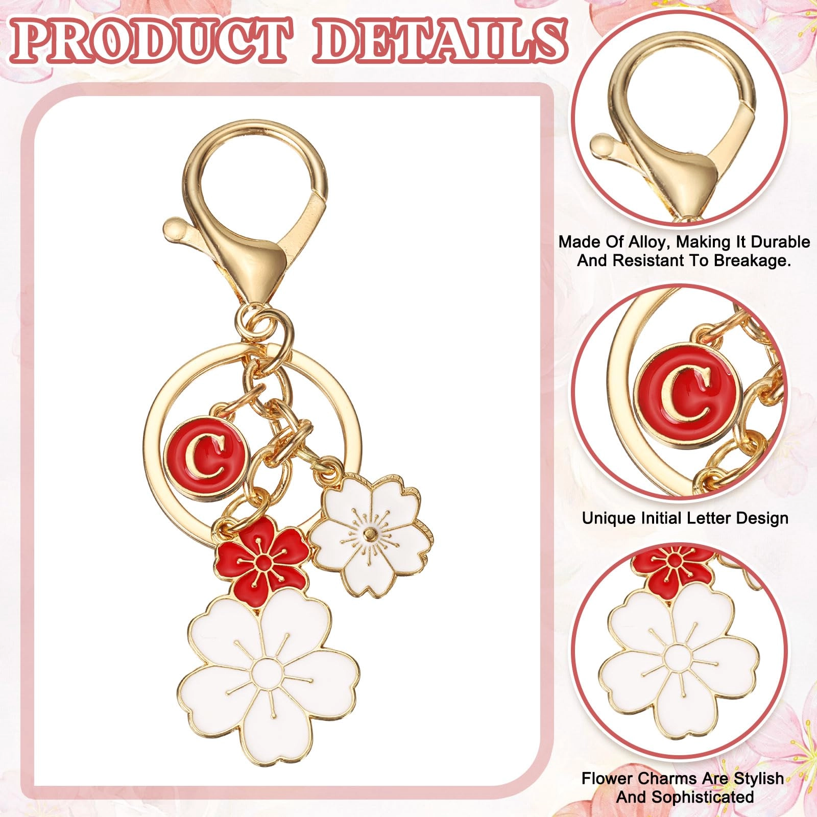 Initial Keychain - Letter