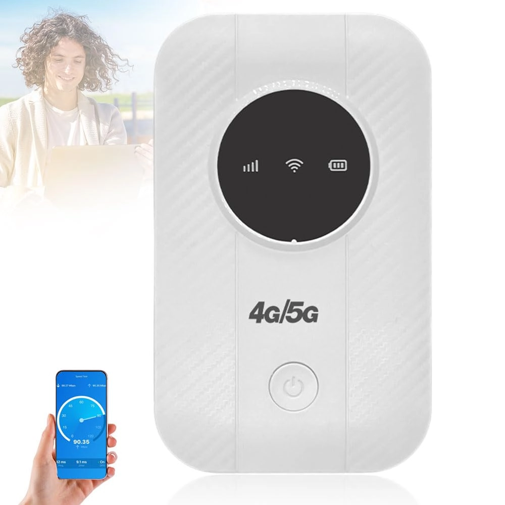 Yonynn 4G Router Portable WIFI - 500Mbps Wi-Fi 6
