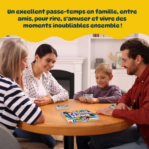 Jeu de Plateau Familial - Quiz Jeu de Cartes (French)