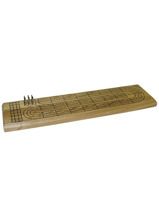 WorldWise Imports 3 Track Wood Cribbage