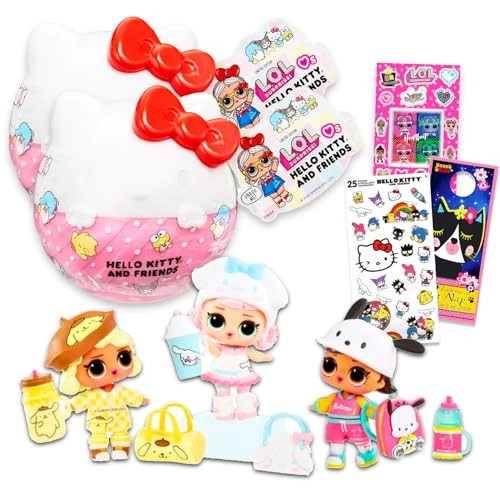 Blind Ball - 2 Mystery Balls 1 Mini Doll Ages 3+ Bundle