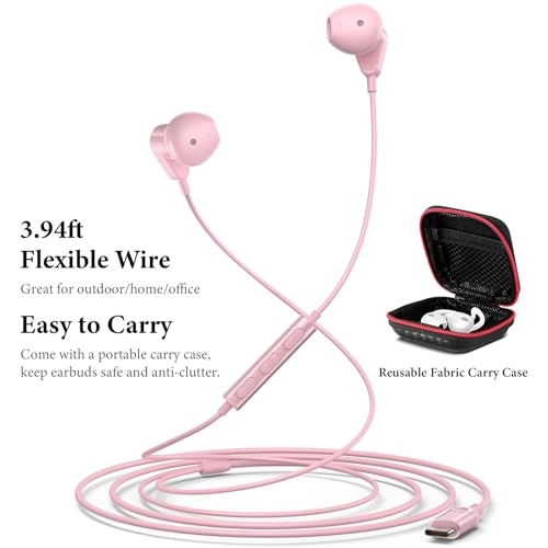 USB C Headphones Wired Earbud