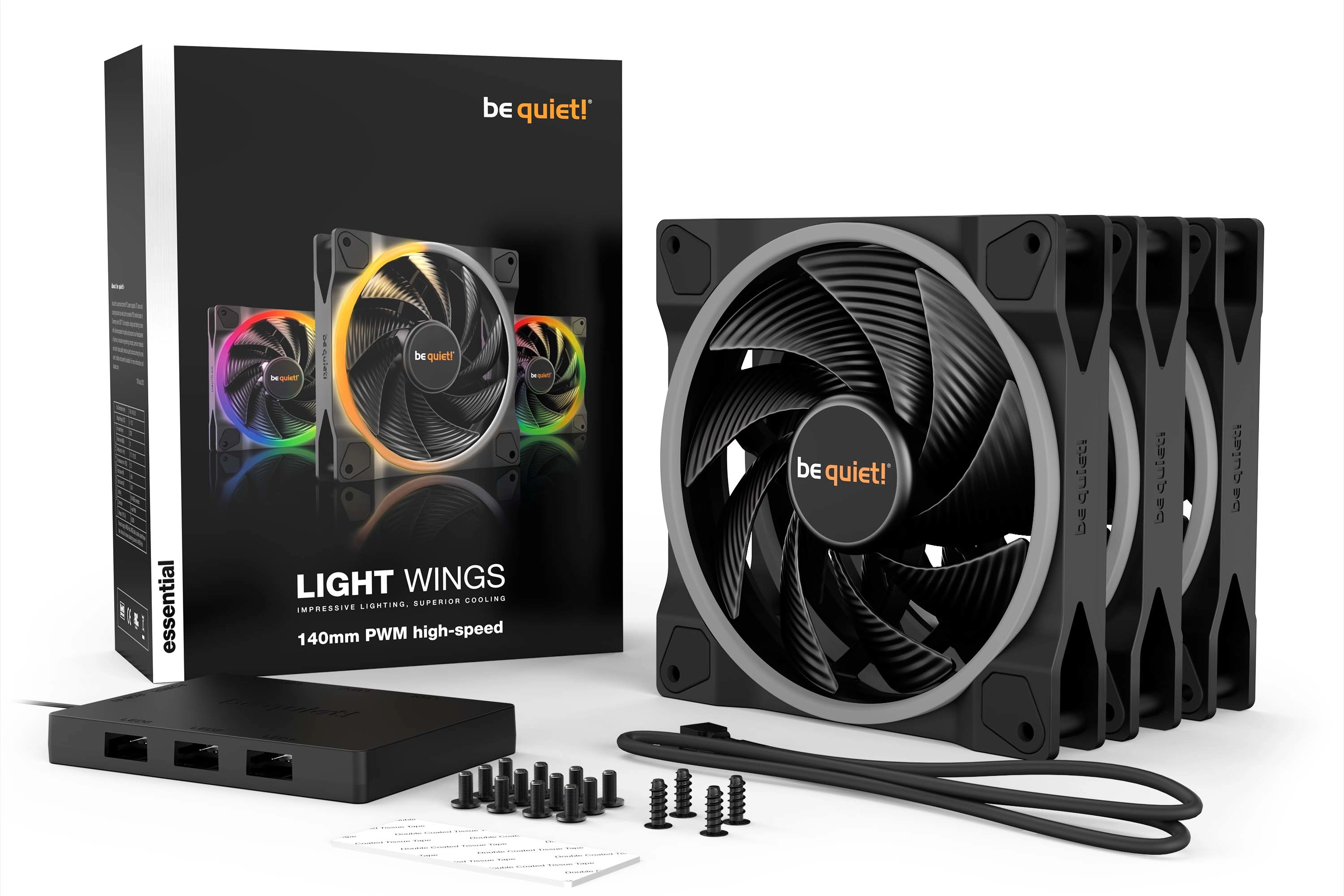 Light Wings - 3 fan(s) 140mm