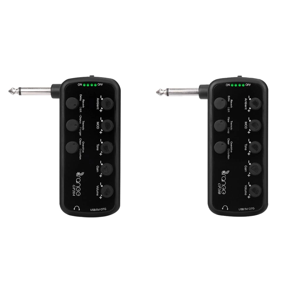 Portable Guitar/Bass Headphone Amp - USB Multi-Effects Recording