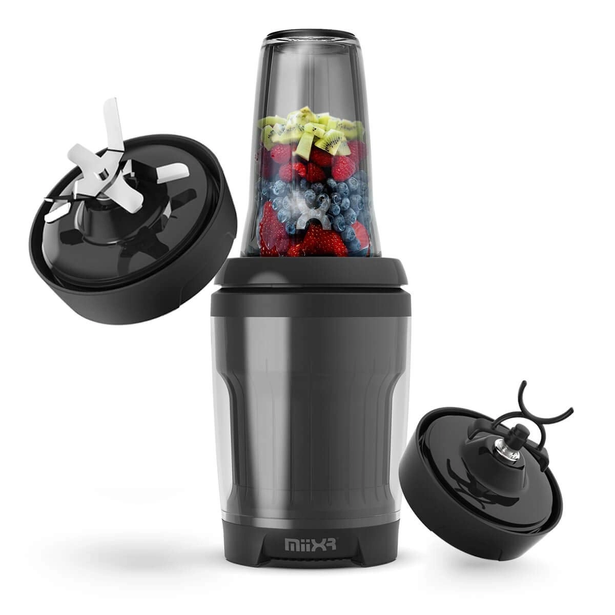 PROMIXX MiiXR X7 - Smoothie Blender 7 Piece Set Black