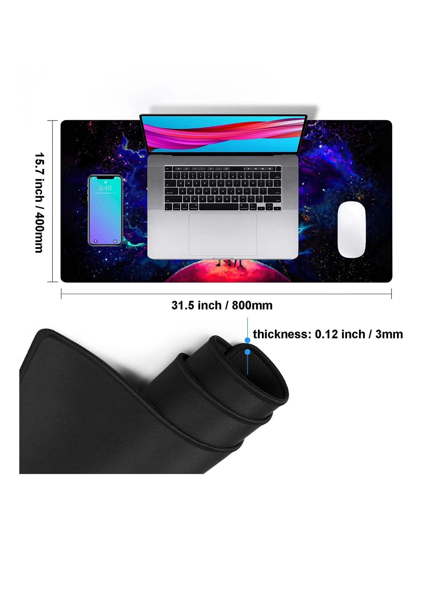 Anime Large Rubber Gaming Mouse Pad