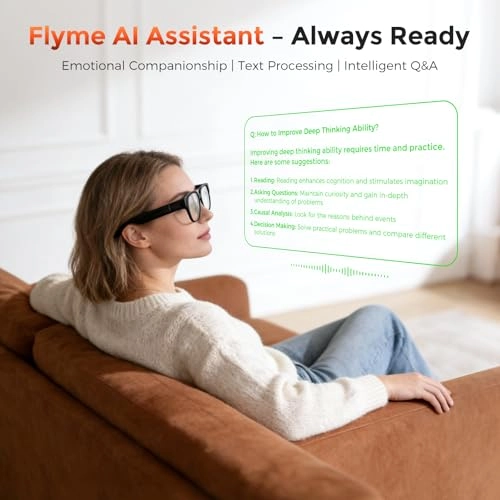 Smart Glasses - 30° FOV 1500 nits AI real-time translation