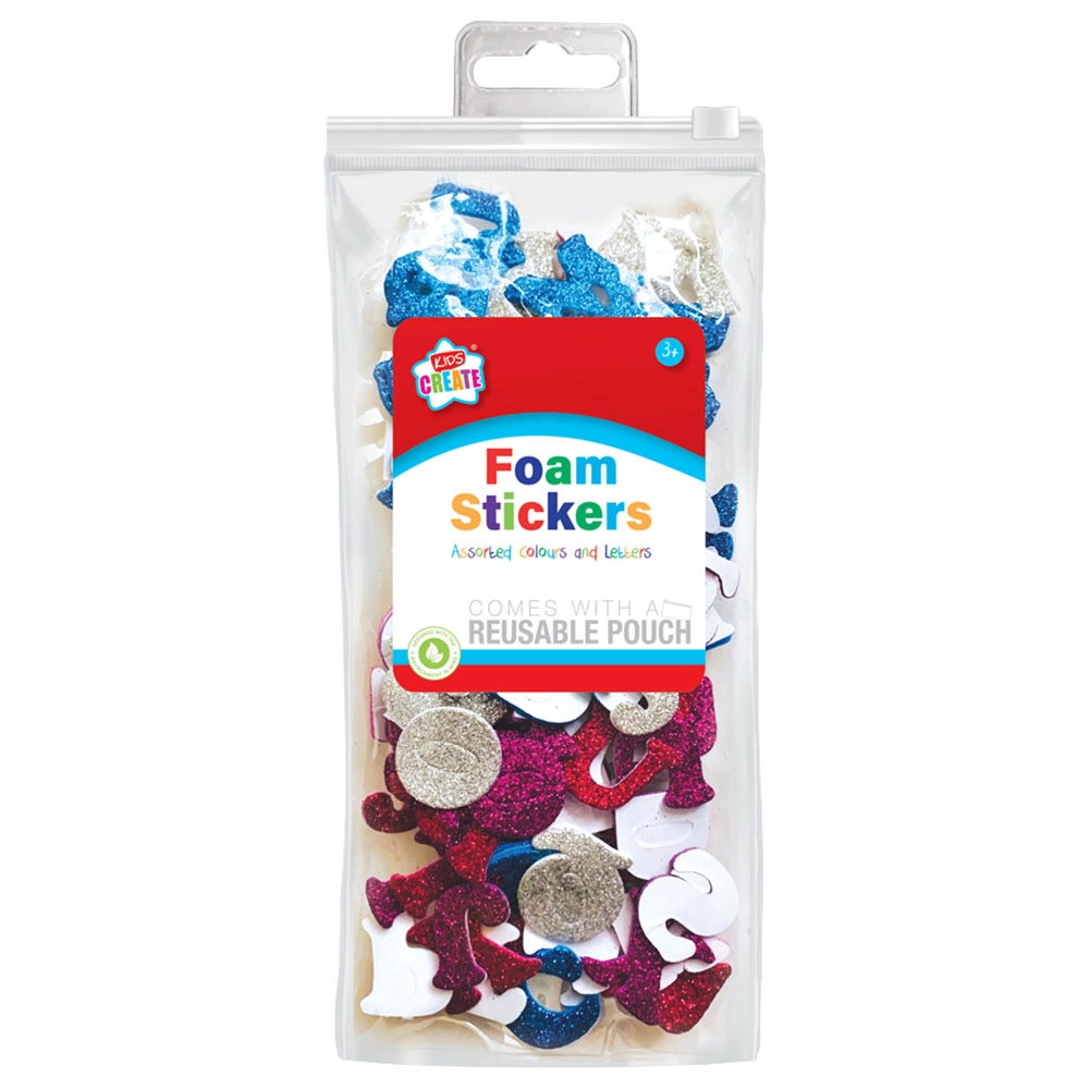 Design Group Kids Create Foam Letters Stickers