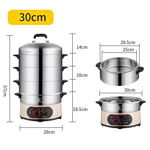 304 Stainless Steel Electric Food Steamer Pot