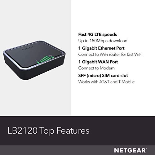 LB2120 - 4G LTE 2 Gigabit Ethernet Ports