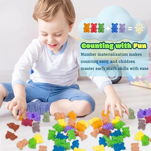Counting Bears - 3 years and up 100 pieces