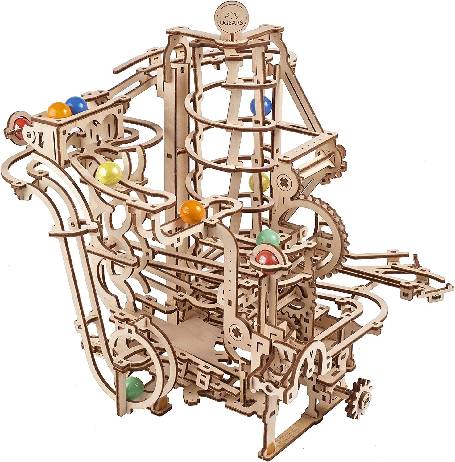 UGears Marble Run Spiral Hoist Wooden 3D Puzzle - 266 pcs
