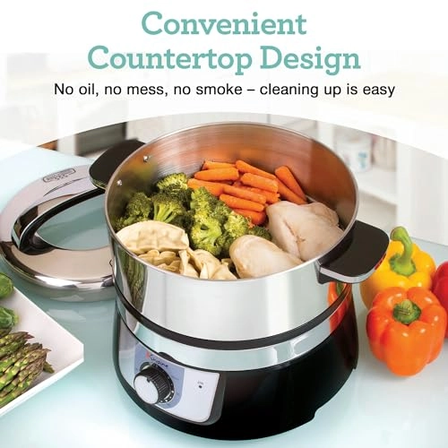 Electric Food Steamer - 3.2 Liters