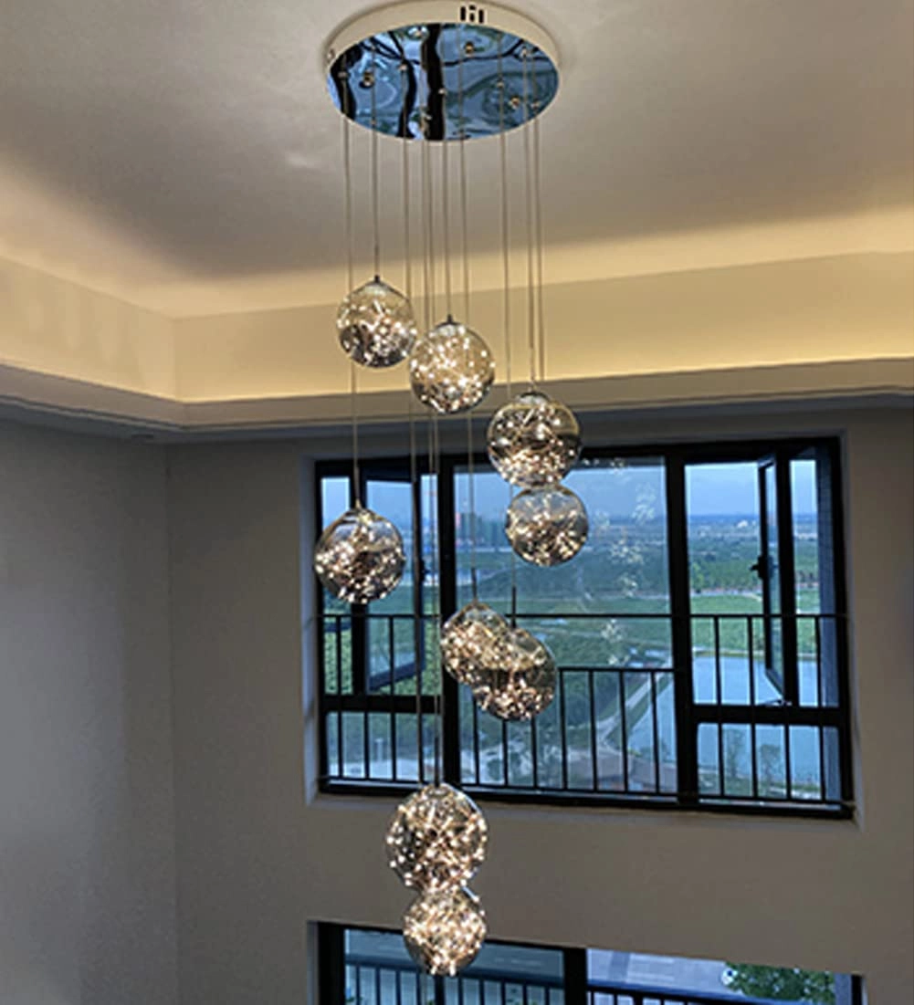 RoMuka Stair Long Chandelier