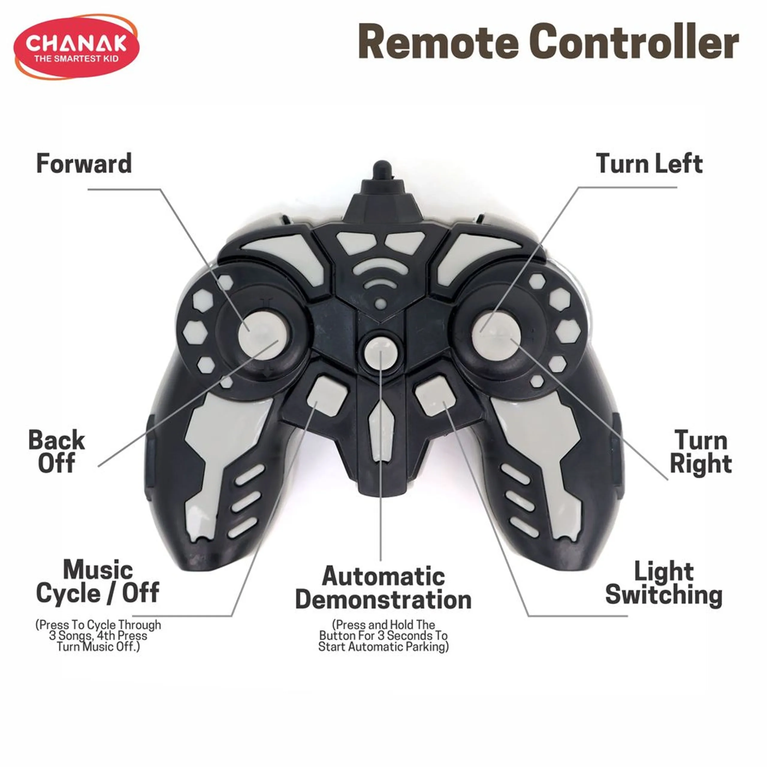 High-Speed RC Coupe SUV Car - 2.4Ghz LED headlights