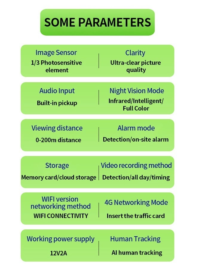 Night vision outdoor WIFI camera 10K