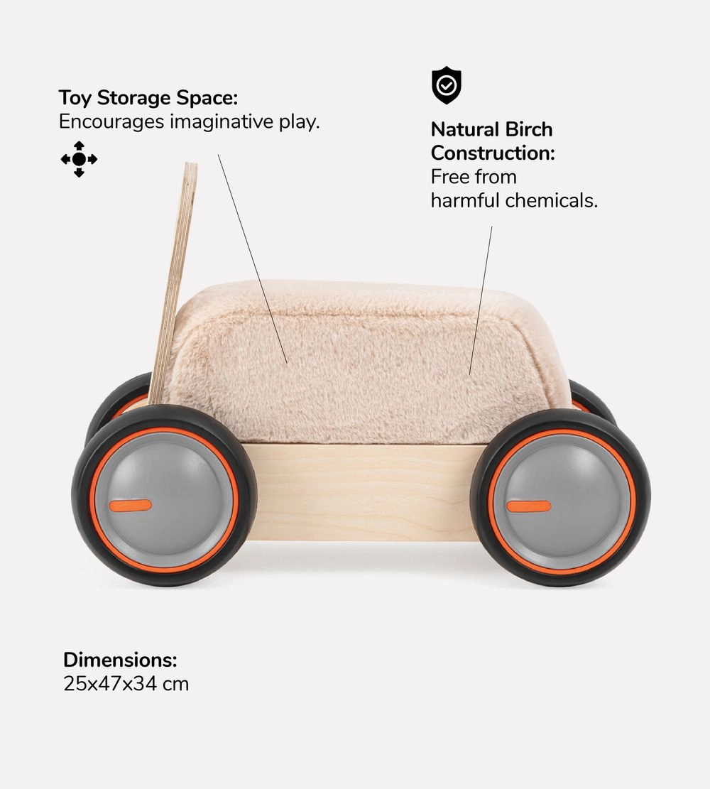 Drive Me Soft Bear - Walker Natural Birch