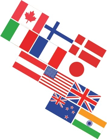 Memory Game Countries Flags Kit - 24 months and up 48 pieces