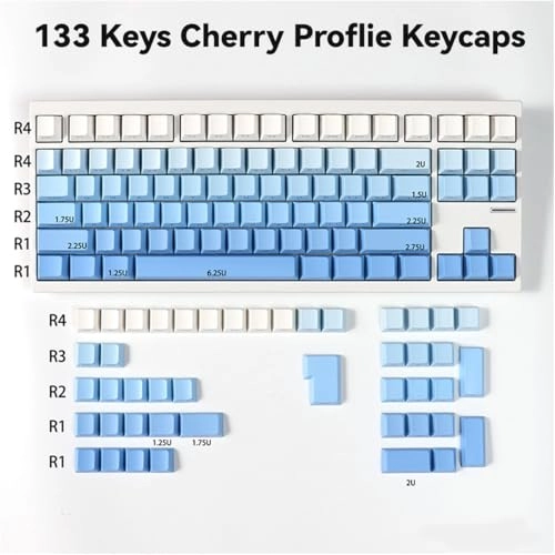 Doubleshot Keycaps - 133 Keys