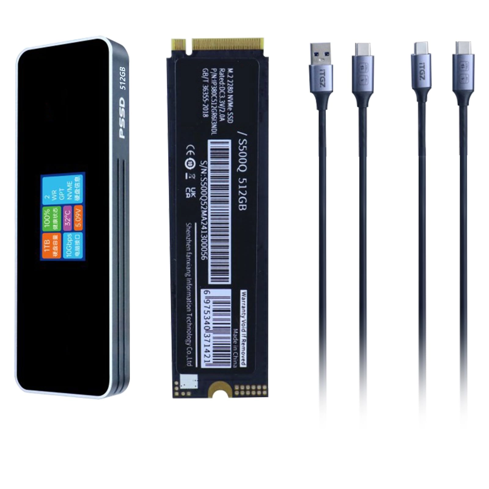 LLHCF 2280 External Solid States Disk - 512GB/1TB