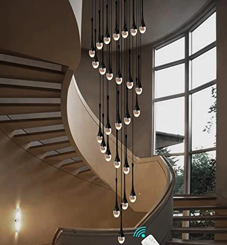 138''/350cm Foyer Entrance Crystal Chandelier - 20 inches