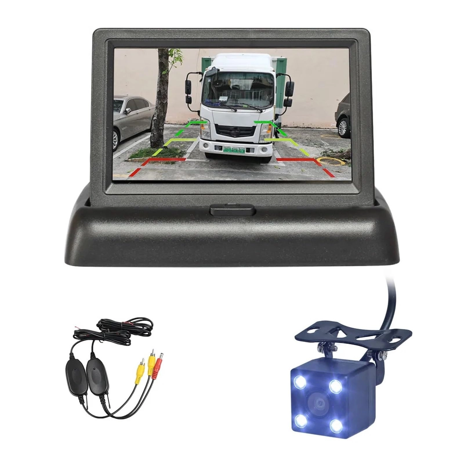 WESLNN Wireless Car Monitor - Night Vision Wireless 480*272 pixels